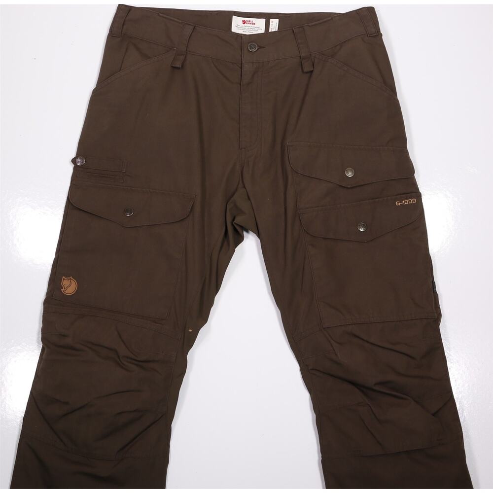 Fjall Raven G-1000 Brown Vidda Pro Trousers Trekking Pants 32x31